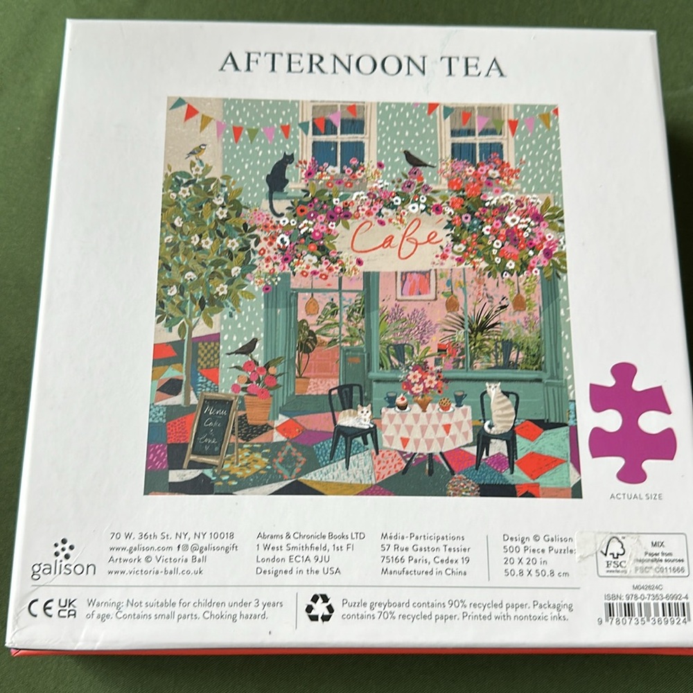 Afternoon Tea Cafe Puzzle - Picture 5 of 5